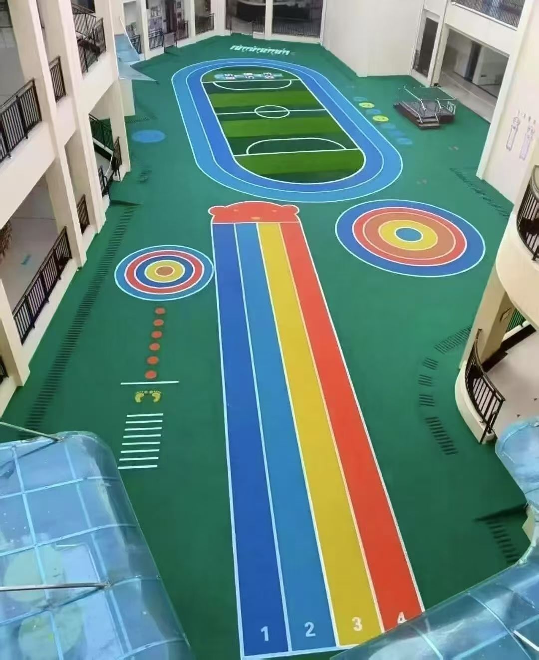 图木舒克市幼儿园塑胶跑道塑胶跑道 - 价格